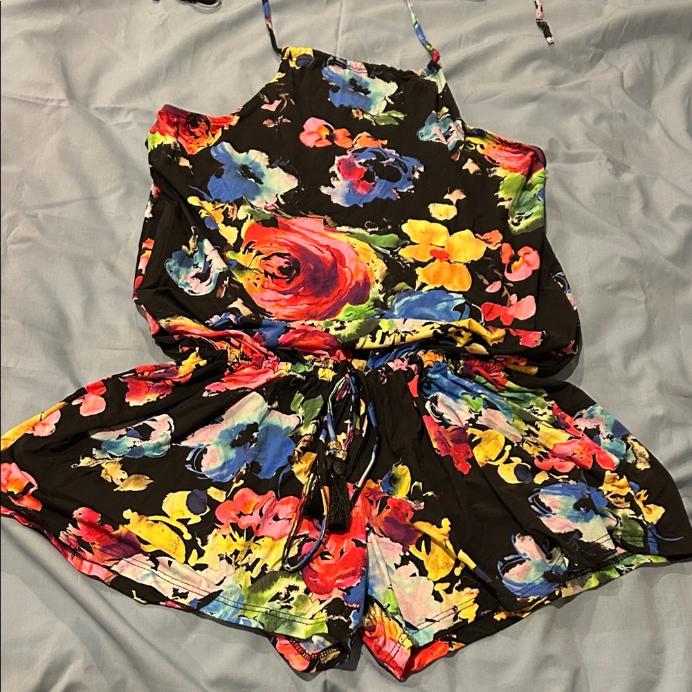 Pilyq Multicolor Floral Romper